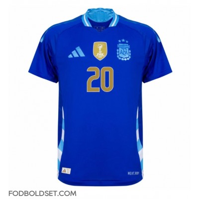Argentina Alexis Mac Allister #20 Udebanetrøje Copa America 2024 Kortærmet Argentina Alexis Mac Allister #20 Udebanetrøje Copa America 2024 Kortærmet